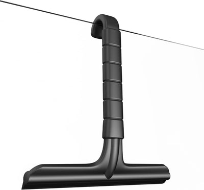 Desagüe ducha vidrio baño cocina 7.87pulg negro