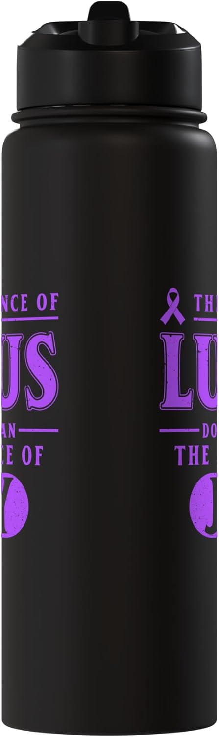 Botella agua aislada acero inox Lupus Warrior