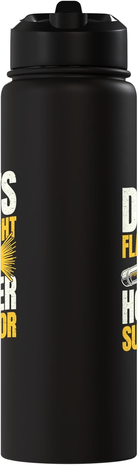 Bote de agua aislado de acero inoxidable para linterna Dad Flashlight Survivor