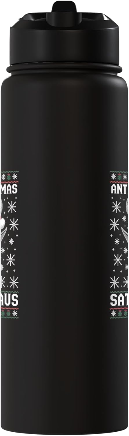 Botella agua acero inox aislada estilo Satán