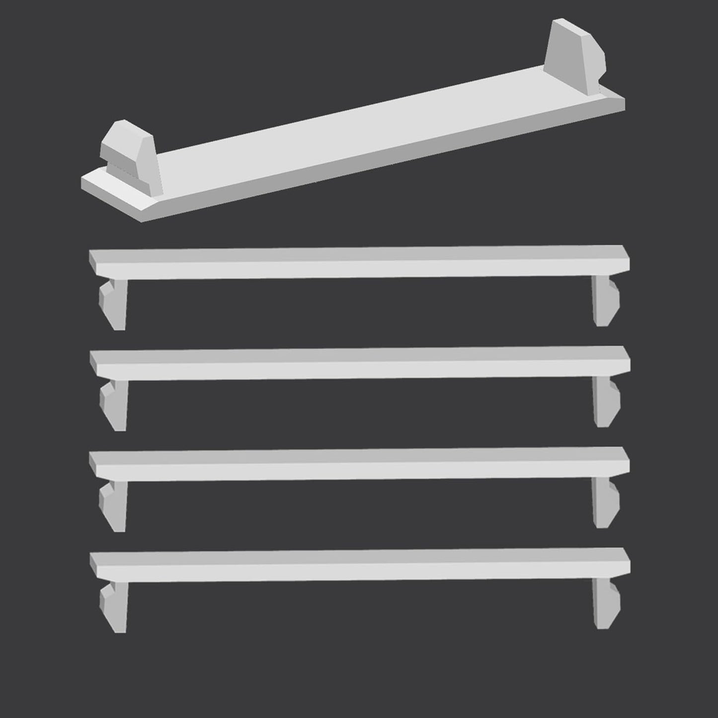 Placa relleno universal tipo A 1/2x2.5 pulg blanca