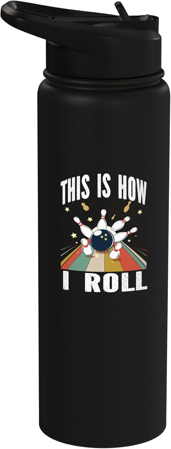 Bolera de acero inoxidable aislada This Is How I Roll