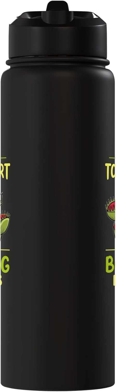 Botella de agua aislada de acero inoxidable trampa de mosquitos carnívoros