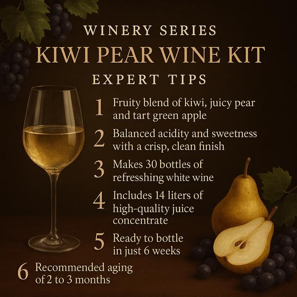 Kit de vino Winery Series Kiwi Pera