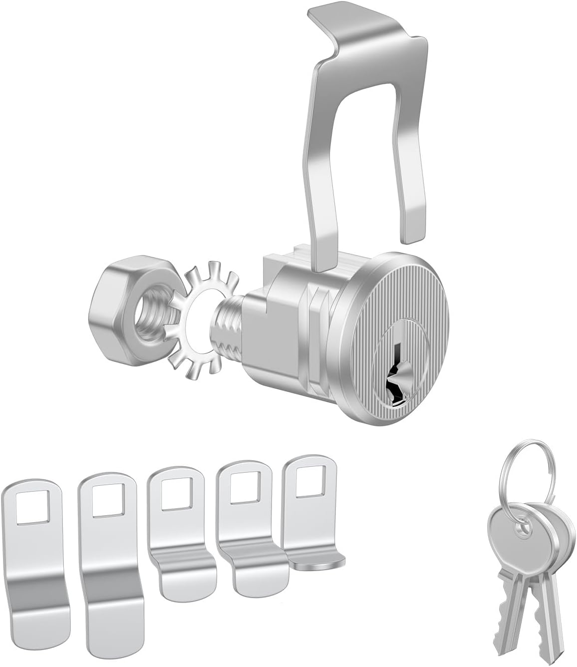 Cerradura universal para puerta y buzón con llaves set 2