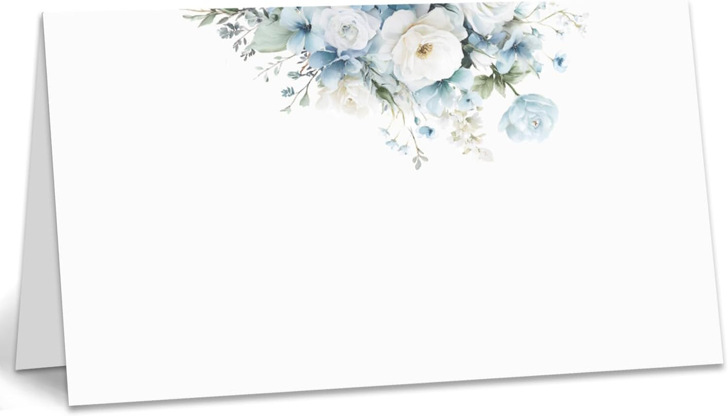 Tarjetas de lugar para mesa de bodas y fiestas, diseño plegable