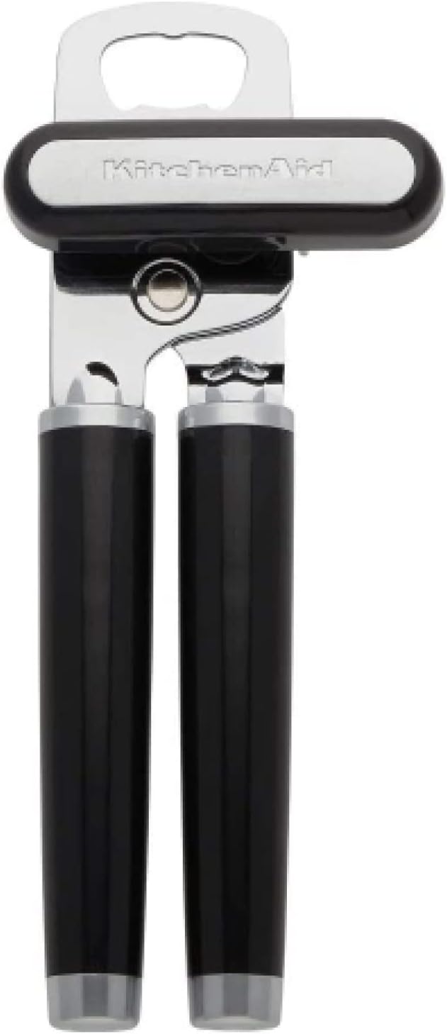 Abrelatas multifunción acero inox set 12 piezas negro