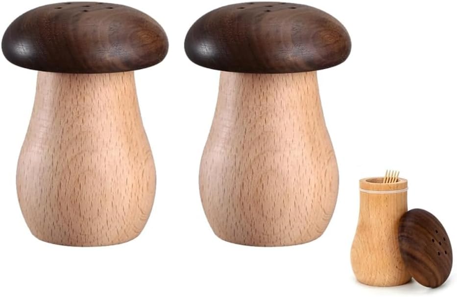 Paquete de 2 soportes para palillos de dientes de madera