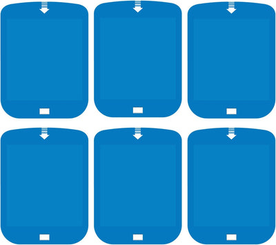 6 Cartuchos comp Raid Blue Light para enchufe hogar