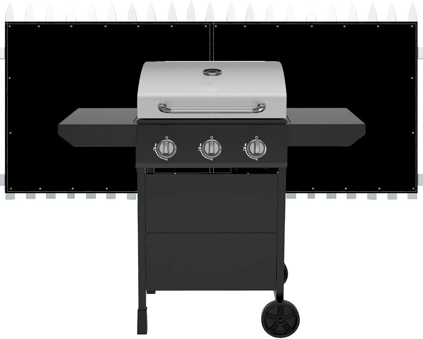 Escudo térmico para parrilla 3x4ft ignífugo con agujeros