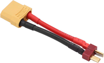 Conector adaptador T Plug a XT90 cable silicona 12 AWG para RC