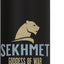 Botella de agua acero inoxidable diosa Sekhmet guerra egipcia