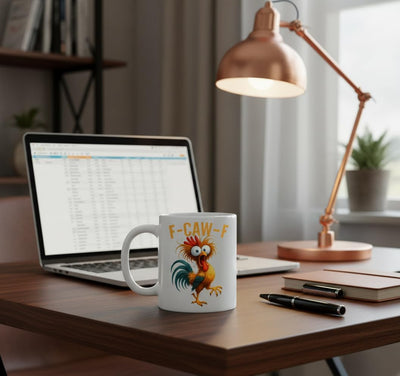 Taza cerámica de pollo 11oz para hombres y mujeres