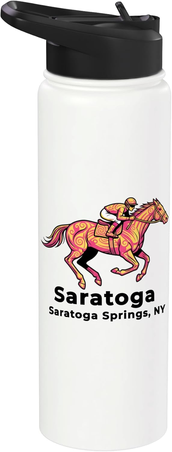 Botella de agua acero inoxidable Saratoga Racetrack