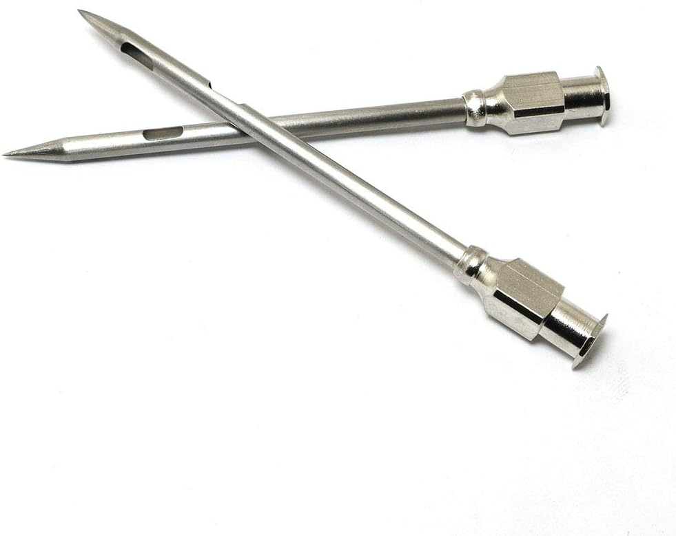 4 Agujas Inyectoras BBQ Acero Inox