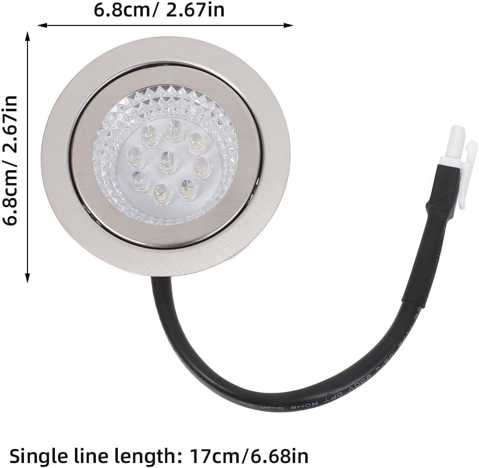 Luz LED campana extractora enchufable empotrado blanco cocina