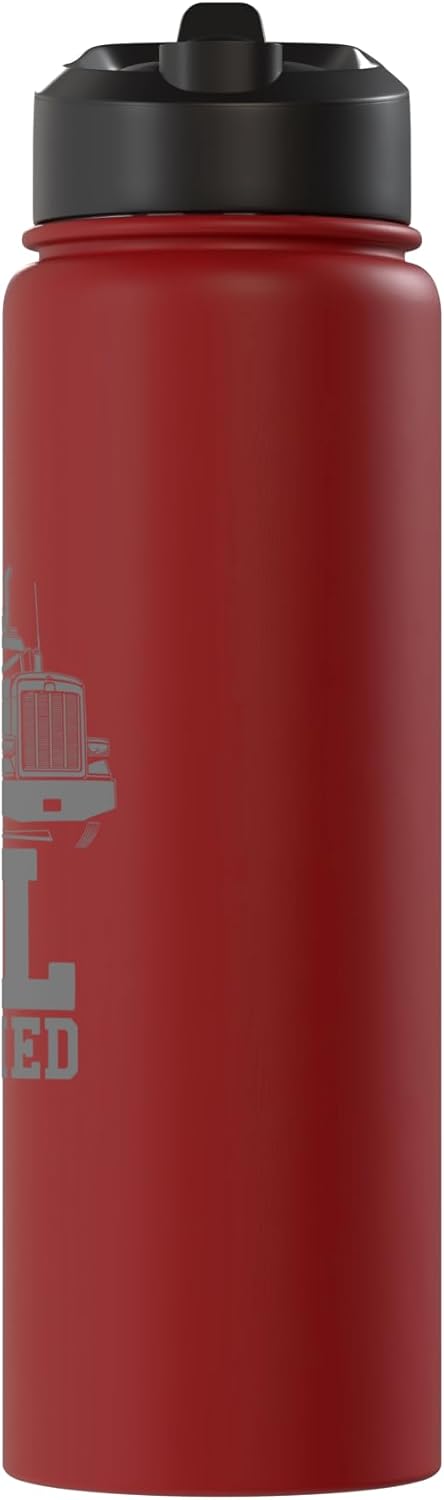 Botella de agua acero inoxidable aislada para conductores CDL