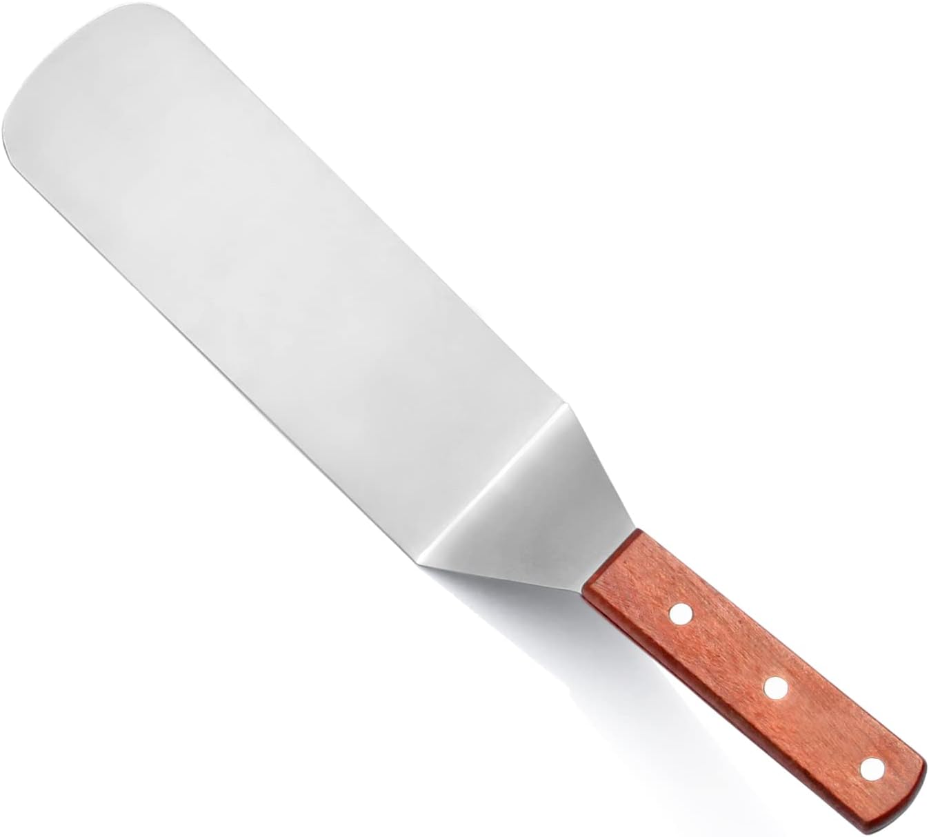 Espátula flexible parrilla mango madera 14.5pulg