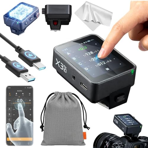 Disparador flash Canon Bluetooth control táctil 2.4GHz