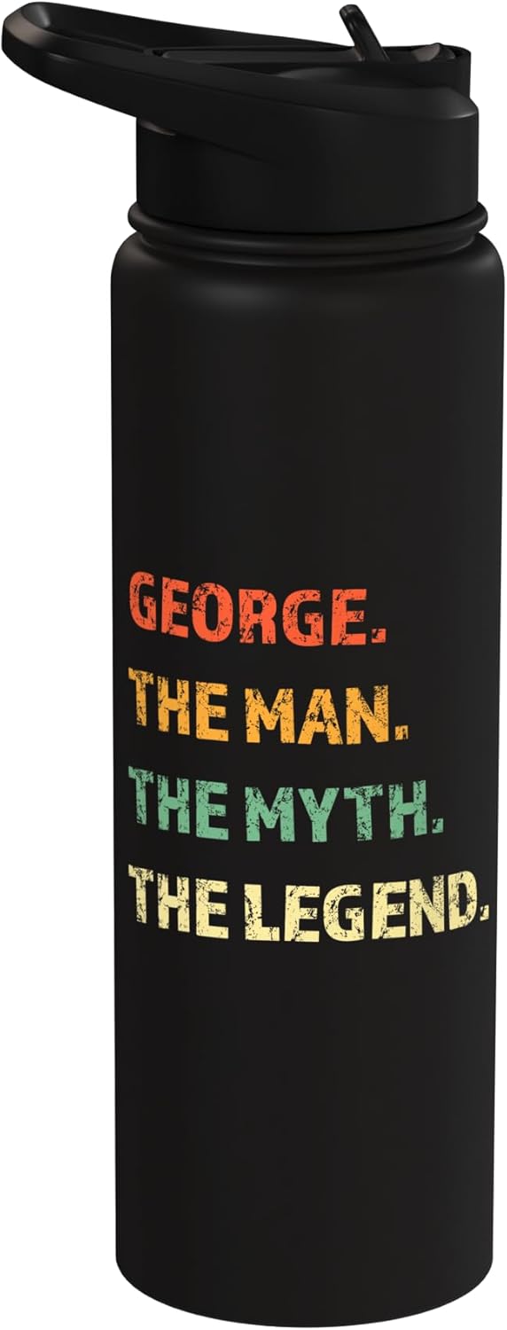 Botella de agua acero inoxidable para hombres George el mito
