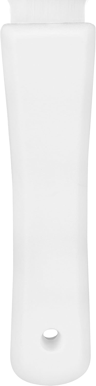 Rascador acero inox mango plástico apto comida 3pulg blanco