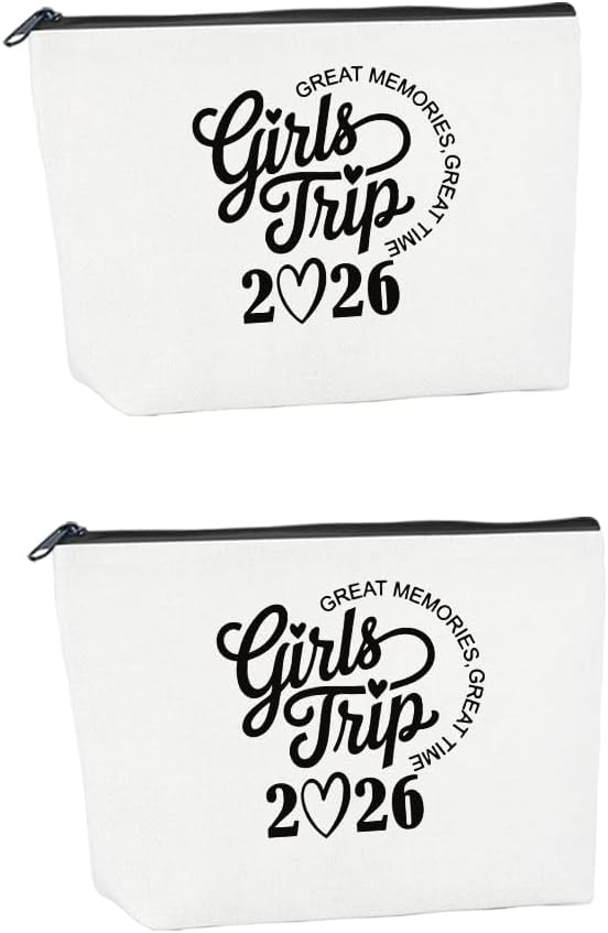 Bolsas maquillaje para viaje mujer 2 Pzas