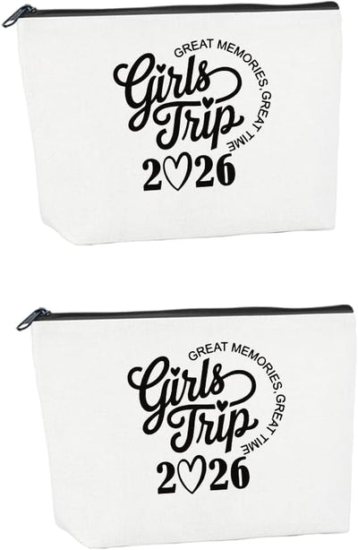Bolsas maquillaje para viaje mujer 2 Pzas