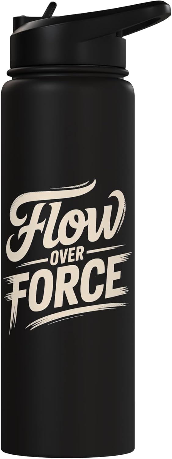 Botella de agua aislada de acero inoxidable Flow Over Force