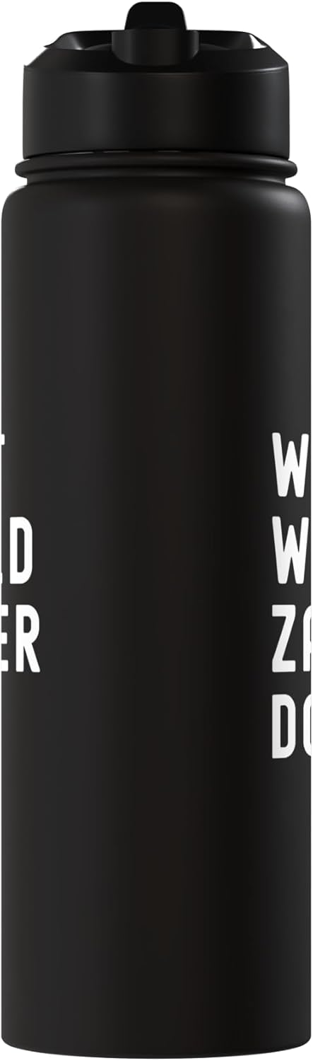 Botella agua acero inox aislada What Would Zavier Do