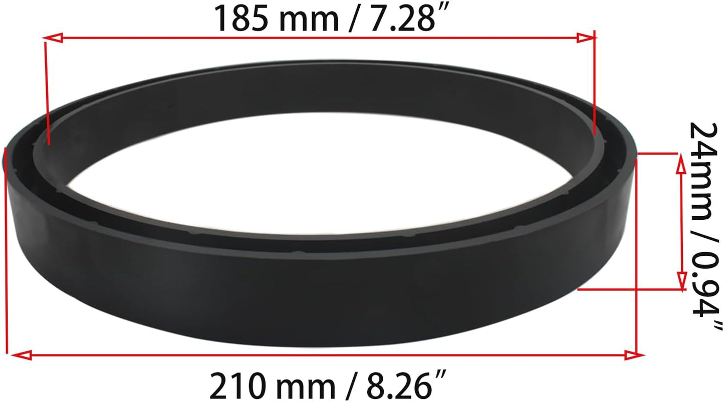 Base anillo plástico para tanque propano negro