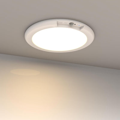 Lámpara techo recargable sensor movimiento 3 temperaturas baño