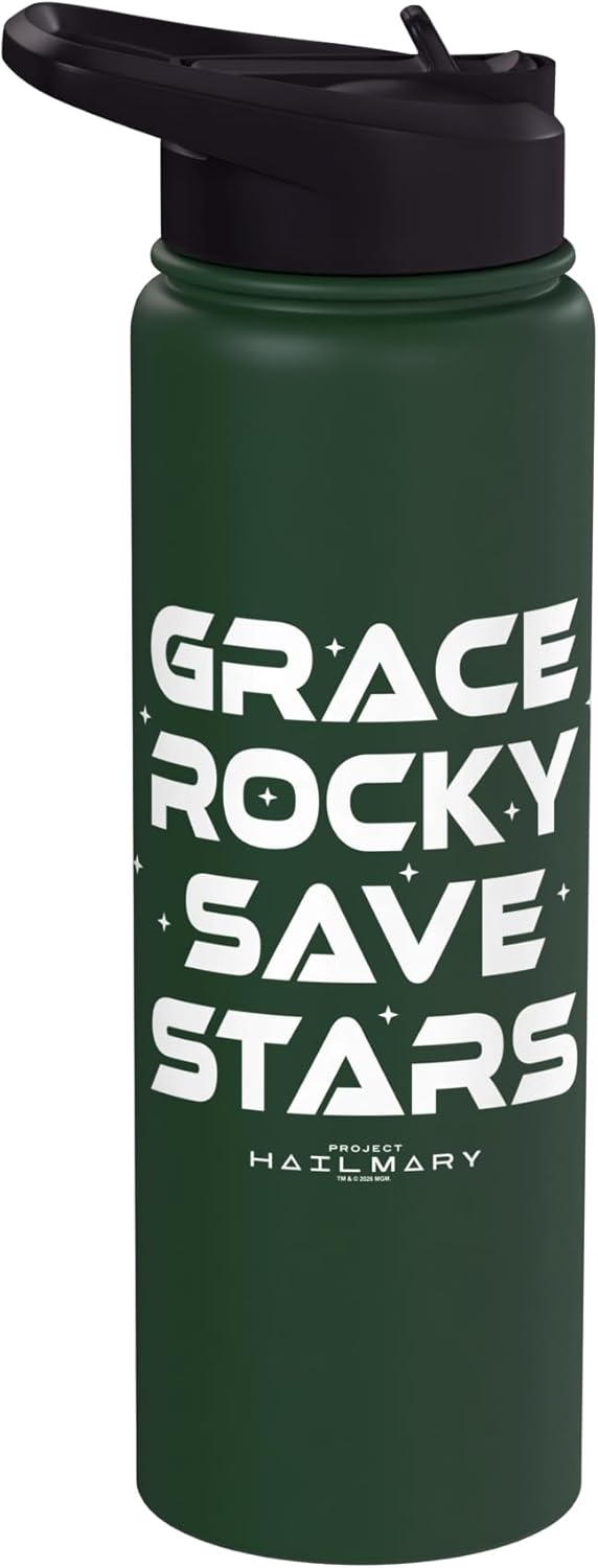 Botella agua aislada acero inox Grace Rocky Save Stars