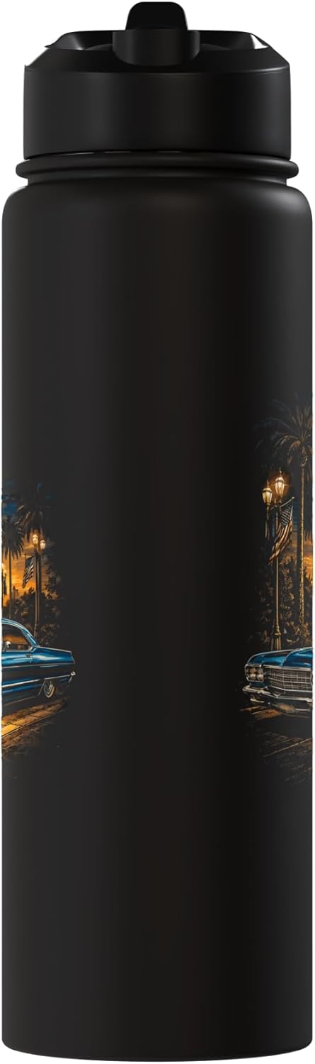 Botella de agua acero inoxidable para coche lowrider