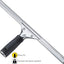 Escobilla acero inox 12pulg vidrio goma repuesto resistente