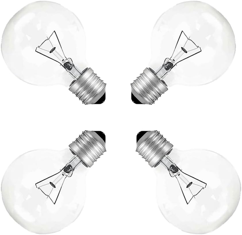 Bombilla G25 40W regulable blanco suave E26/E27 cristal