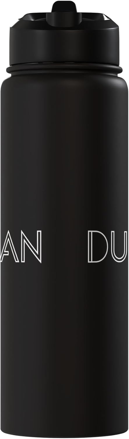 Botella agua acero inox aislada Durban Sudáfrica