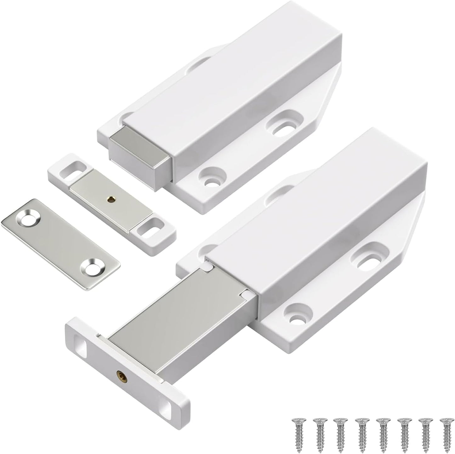 2 Cierres Magnéticos para Puerta Cocina Blanco