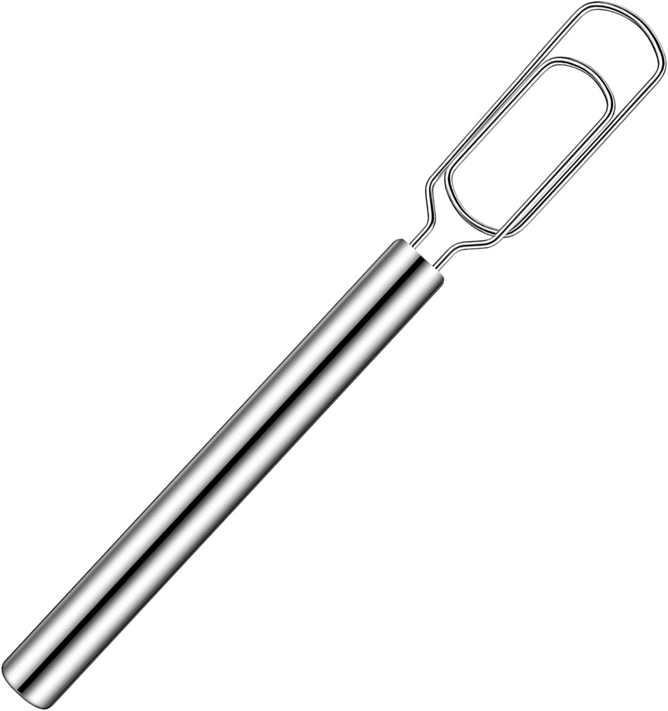 Batidor de masa en espiral de acero inoxidable para masa madre, pizza y pasteles