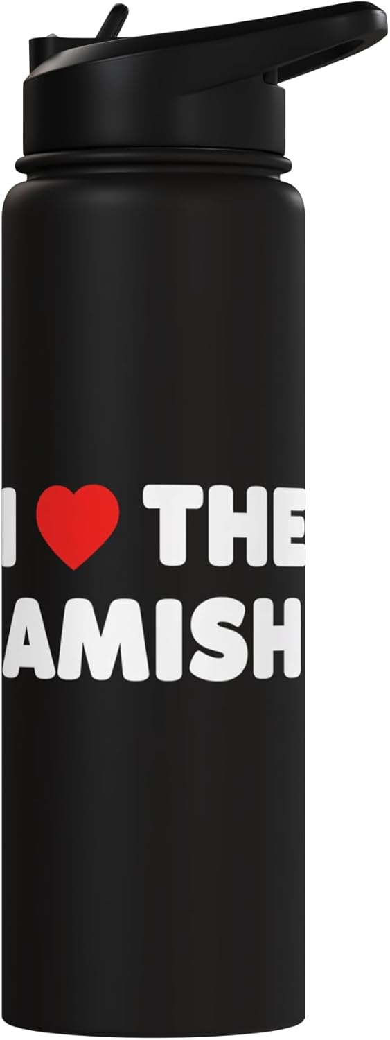 Botella agua acero inox aislada Amish Pride