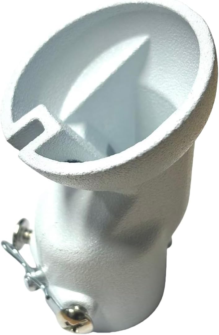 Adaptador ventilador techo inclinado hasta 45° blanco