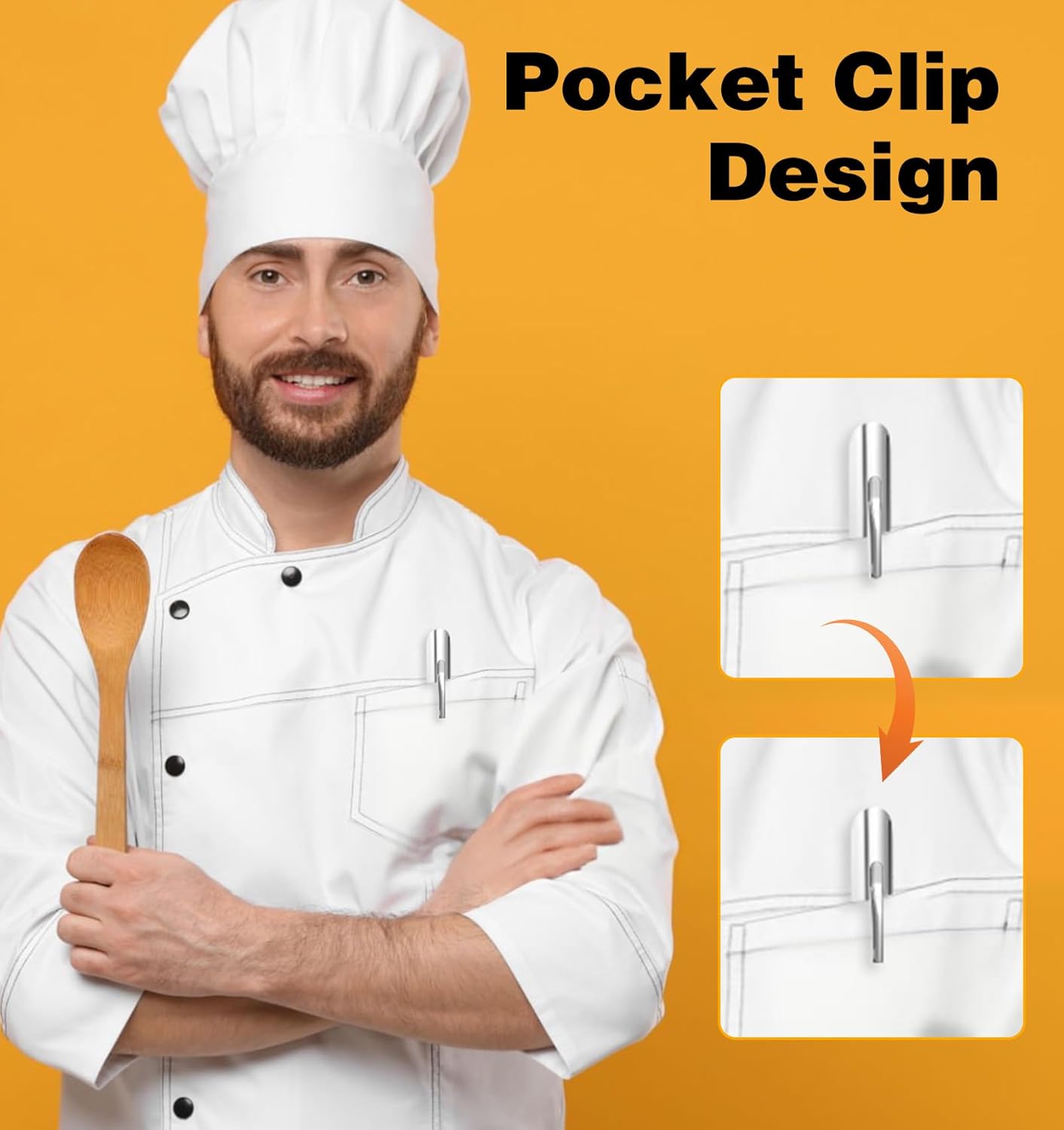 Barredoras de migas de acero inoxidable para servidores con mango ergonómico