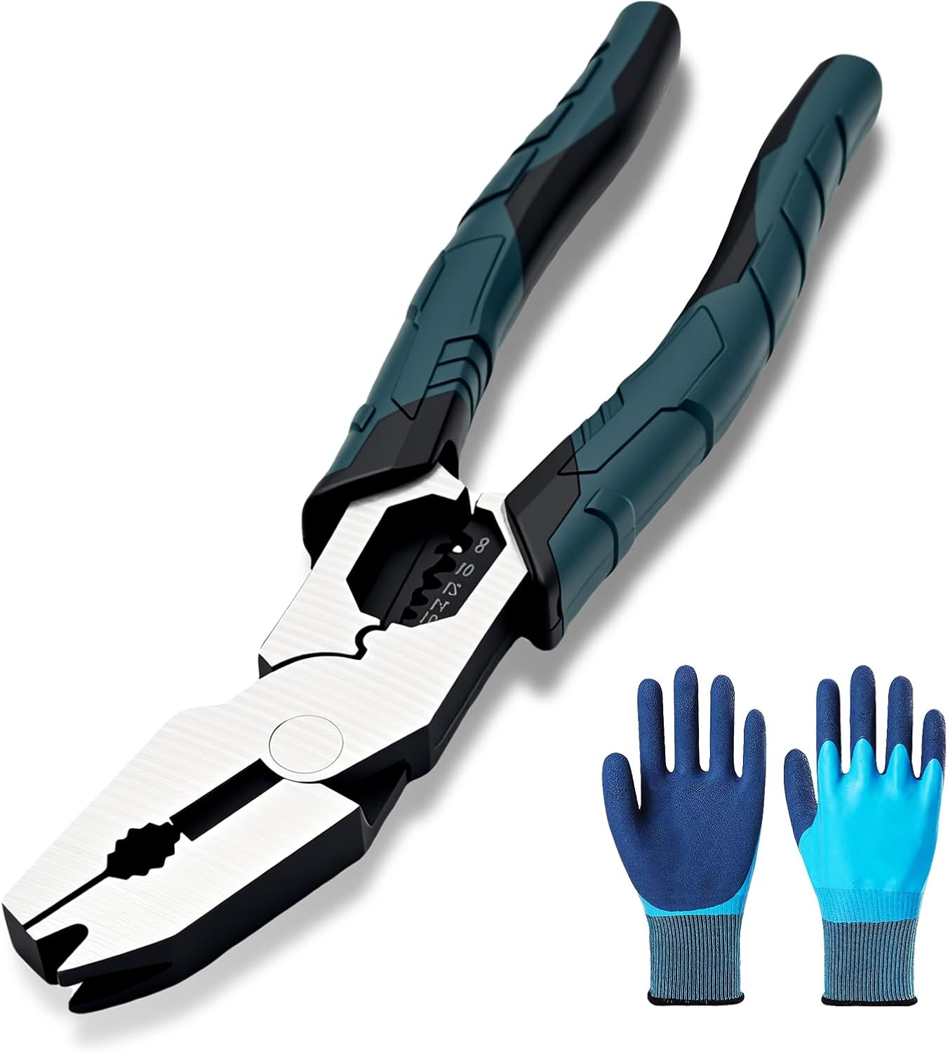 Alicates multifunción V 9en1 crimpador alambre ergonómico