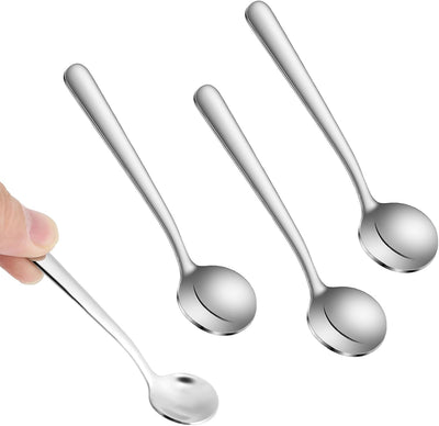 4 Cucharas Acero Inox 3.5pulg para Tarros Especias