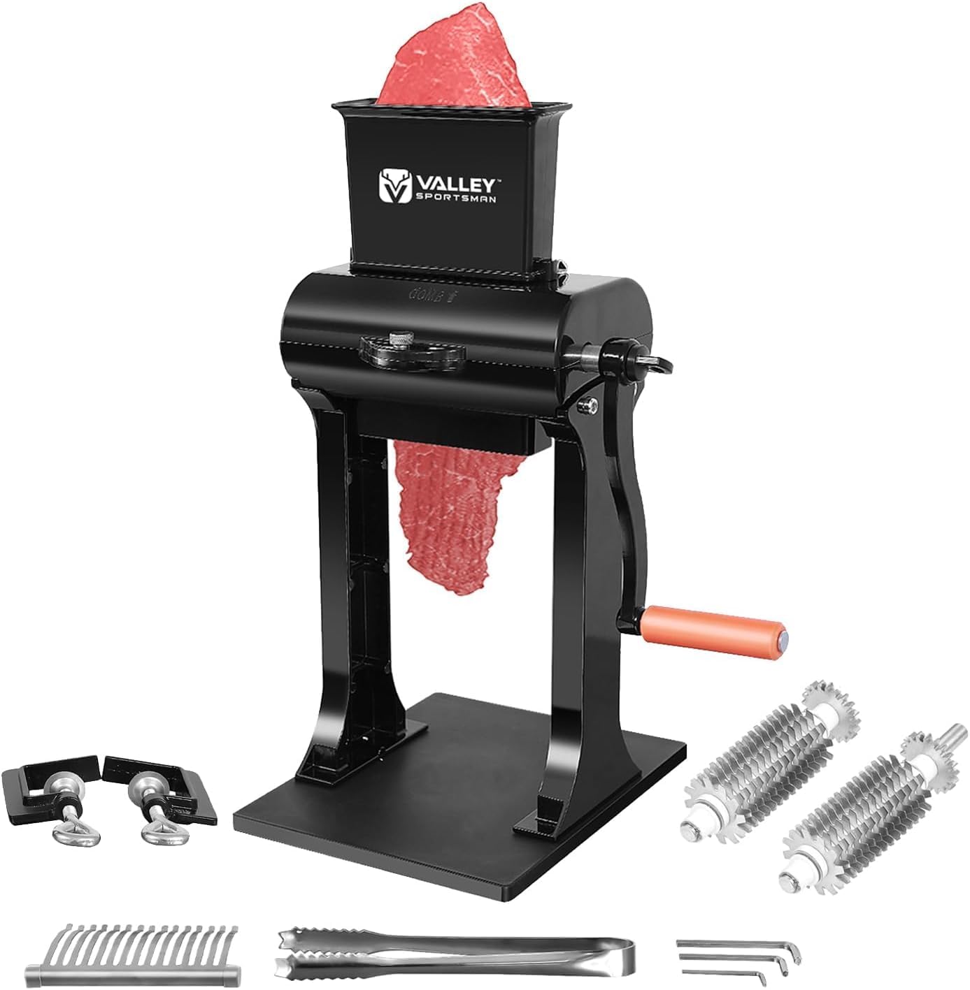 Manual para cortar carne y preparar jerky de 2 pulgadas acero inoxidable