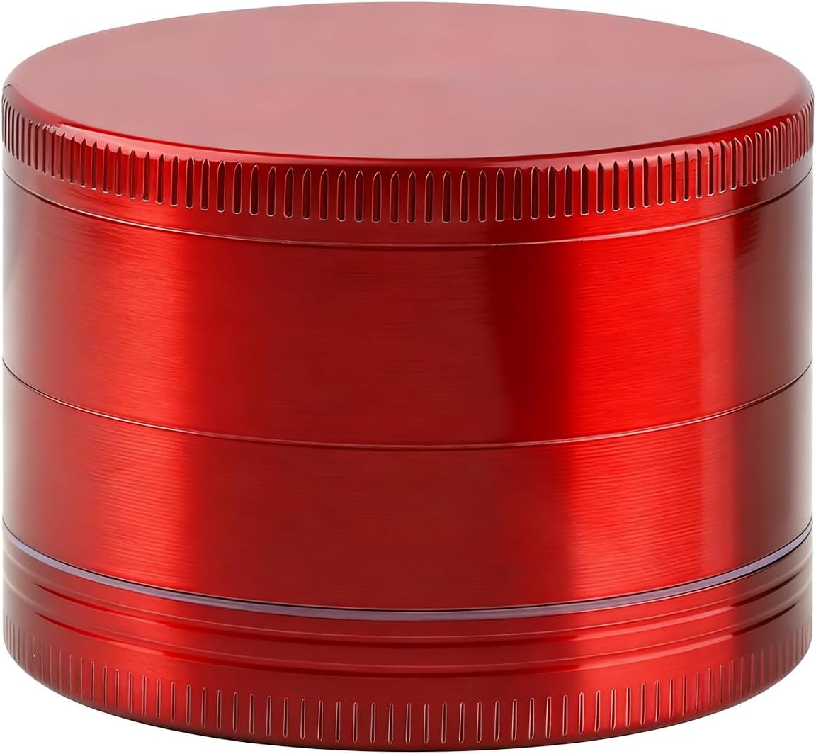 Molinillo de especias de aluminio rojo