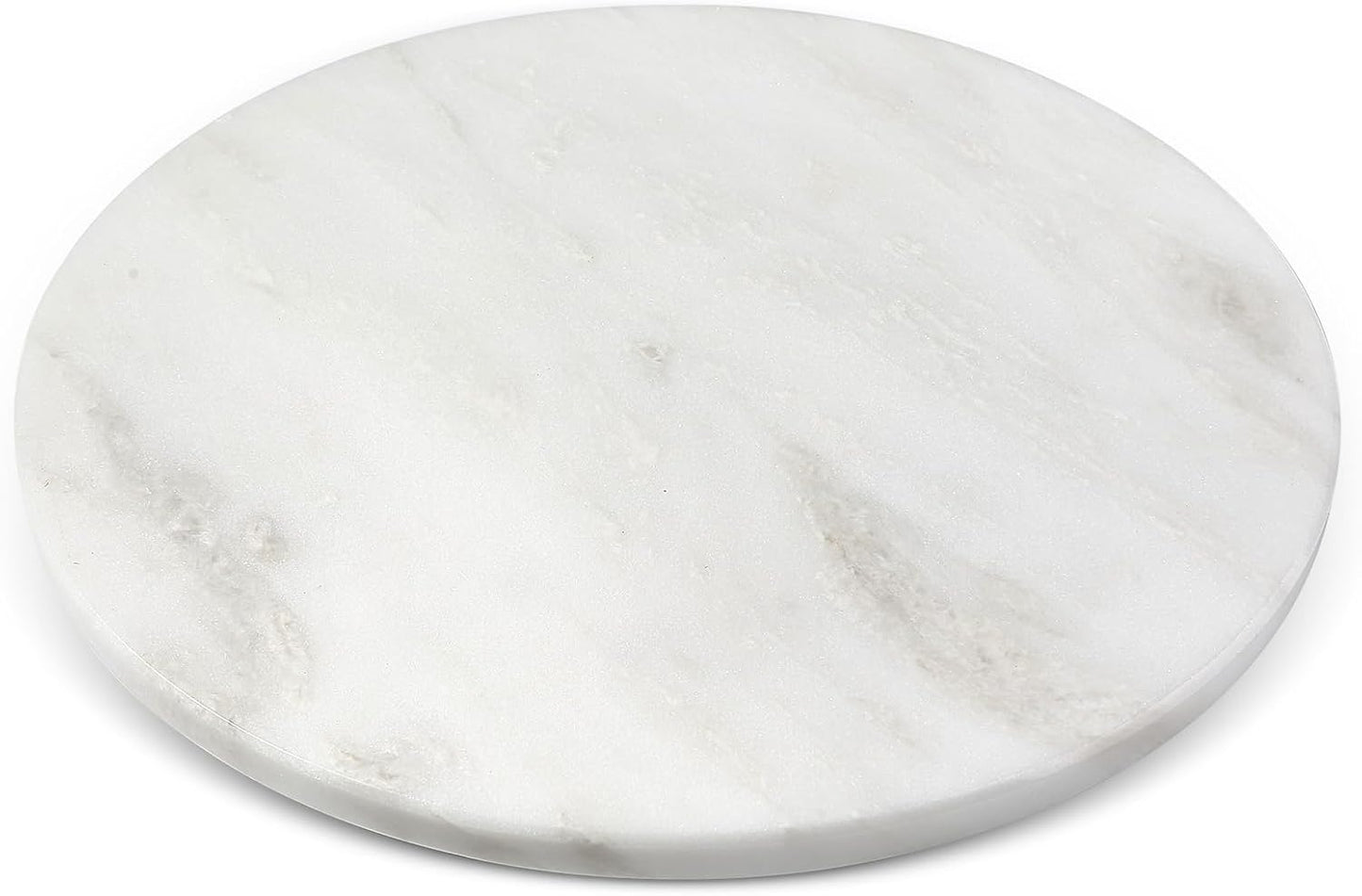 Lazy Susan Mármol Blanco 16pulg para Cocina y Comedor