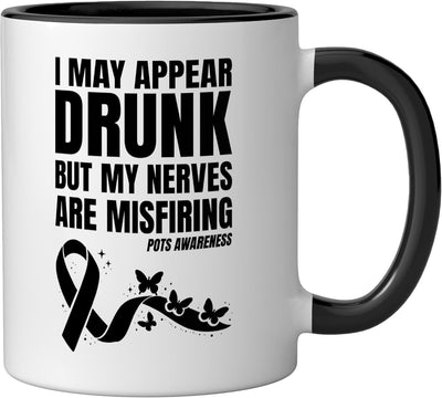 Taza cerámica para síndrome POTS Warrior Postural Orthostatic Tachycardia