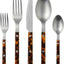Set 20 Pzas Cubiertos Acero Inox Diseño Elegante