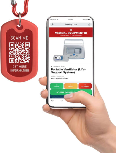 Etiqueta equipaje con QR, alerta ubicación y contacto