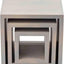 Juego 3 Elevadores Cuadrados Madera Gris 5x7x9pulg